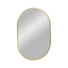Wandspiegel Lize ovaal goud - 80 x 50 cm