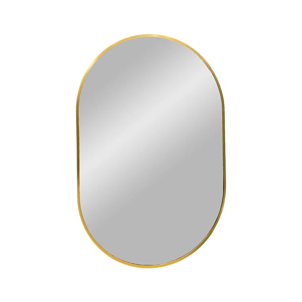 Wandspiegel Lize ovaal goud - 80 x 50 cm