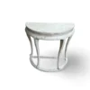 Wandtafel half rond wit uniek