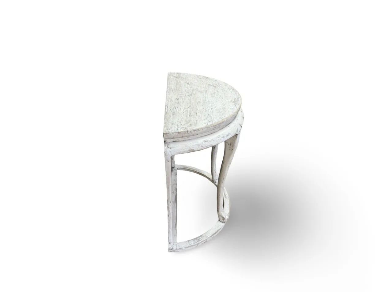 Wandtafel half rond wit uniek