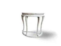 Wandtafel half rond wit uniek