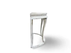 Wandtafel half rond wit uniek