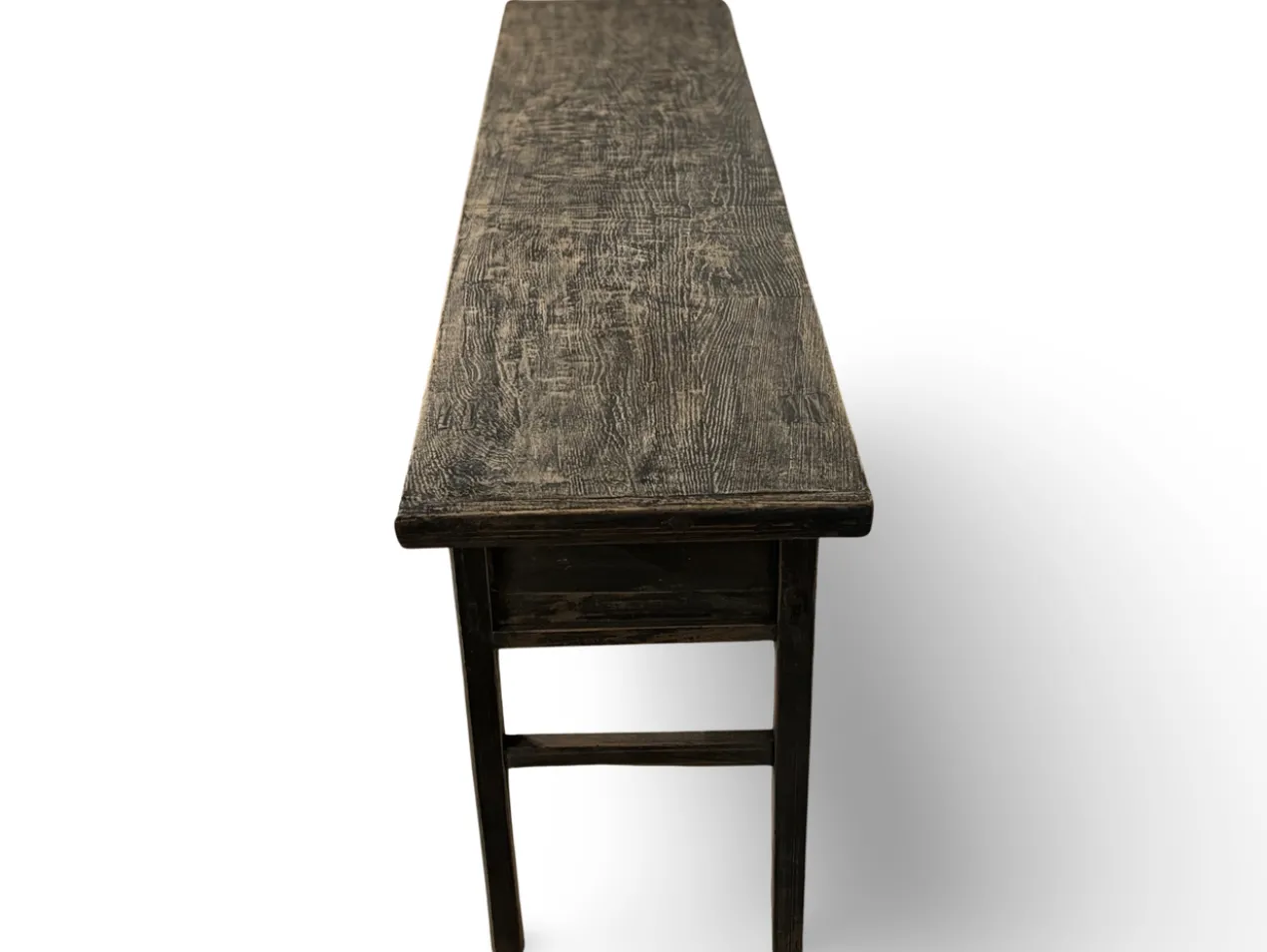 Wandtafel zwart 4 lades uniek Wandtafel zwart 4la uniek