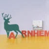 Wandtegel Arnhem aan de Rijn S