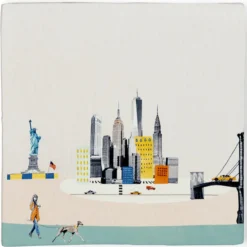 Wandtegel Awakening New York M