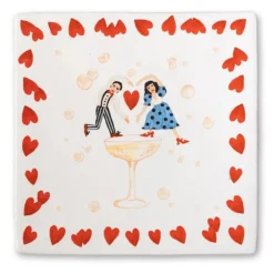 Wandtegel Cheers to love S