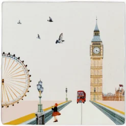Wandtegel Eye on London S