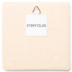 Wandtegel Het is een nieuwe dag S