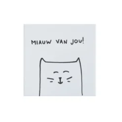 Wandtegel Miauw van jou