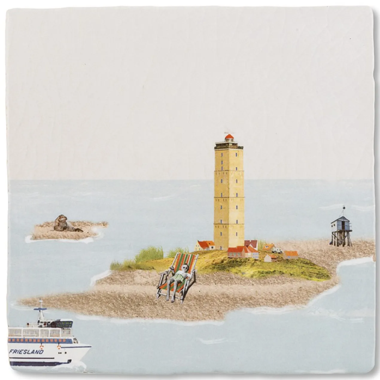 Wandtegel Richting Terschelling M