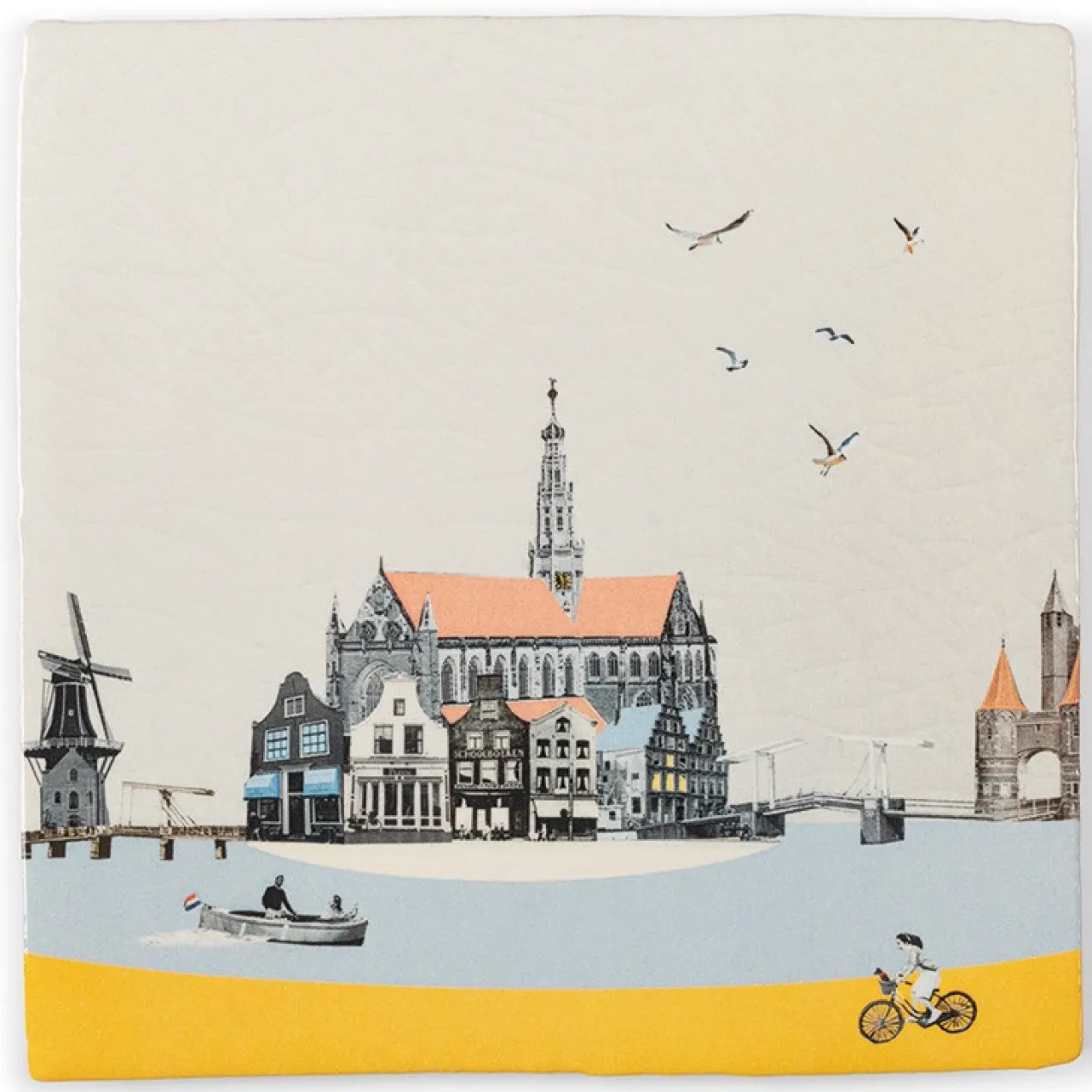 Wandtegel Verliefd op Haarlem S