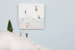 Wandtegel Wintersport S
