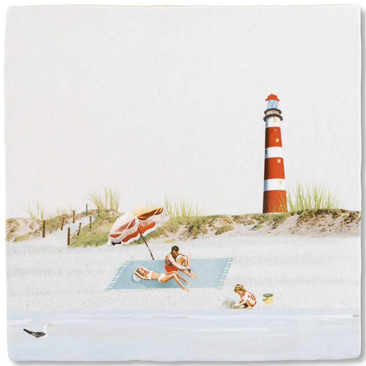 Wandtegel Ziltig zand van Ameland S
