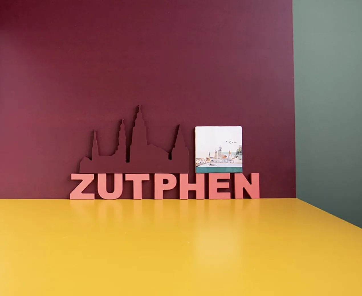 Wandtegel Zutphen Torenstad M
