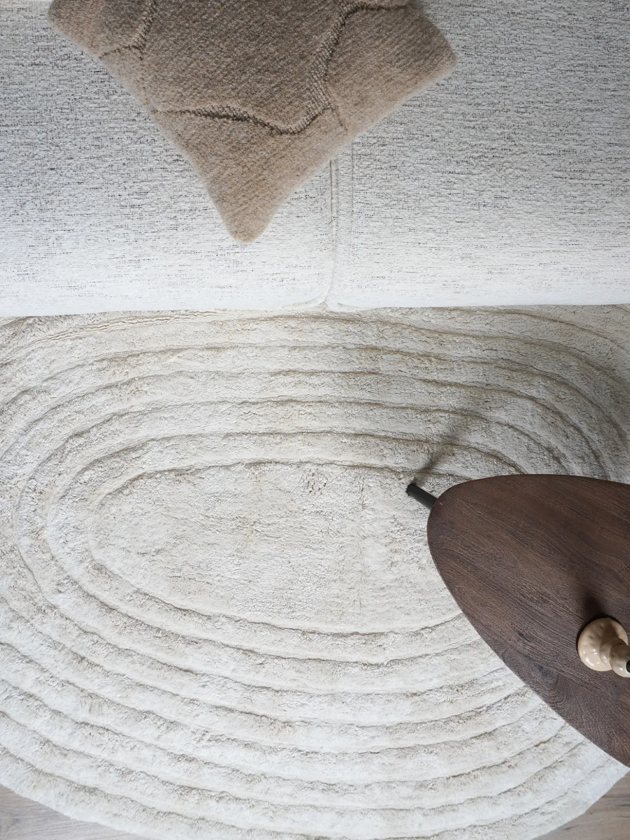 Wasbaar Vloerkleed Oliver – Naturel 140 x 200 cm