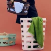 Wasmand Basket L pink