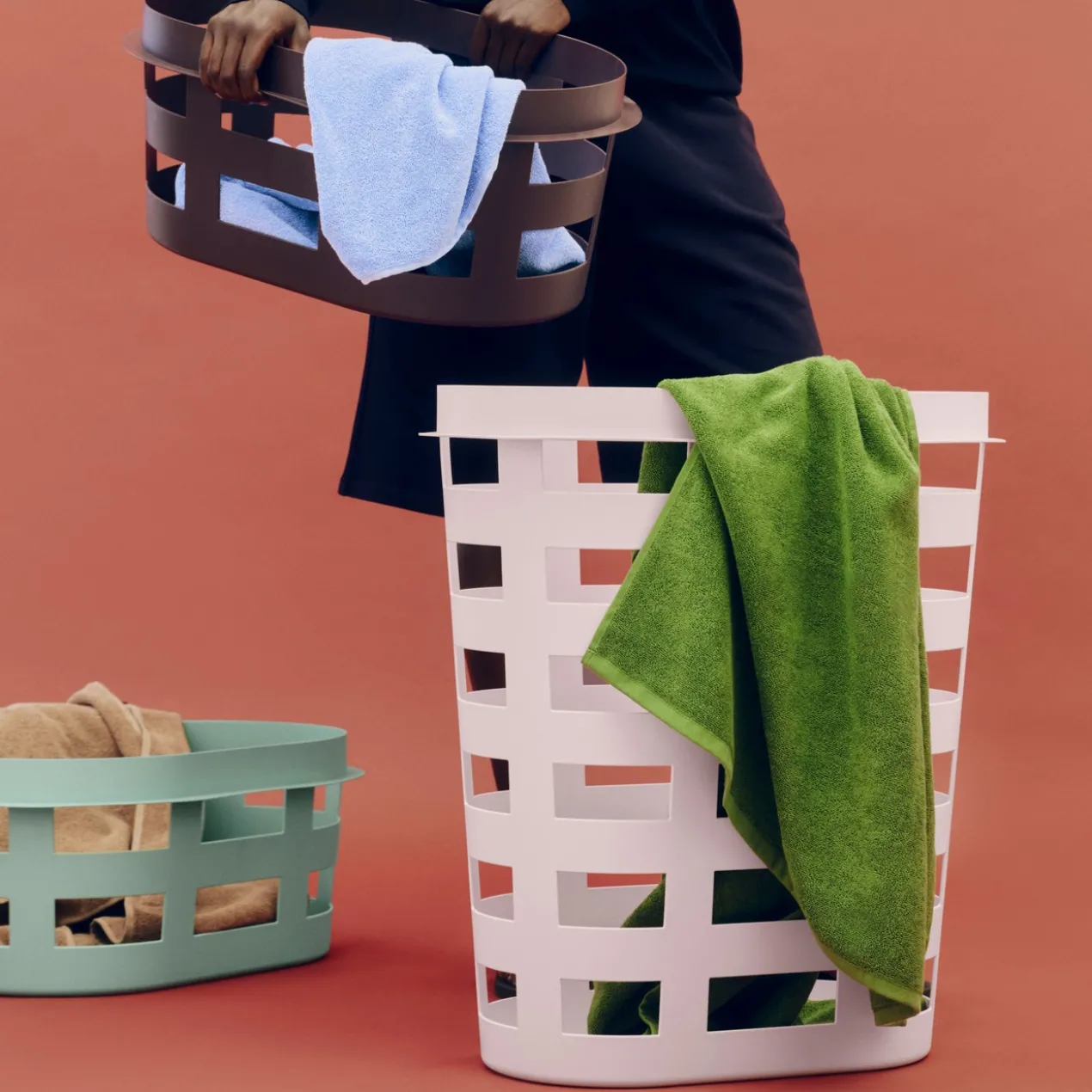 Wasmand Basket S green