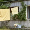 Wasmand Laundry Basket S soft yellow