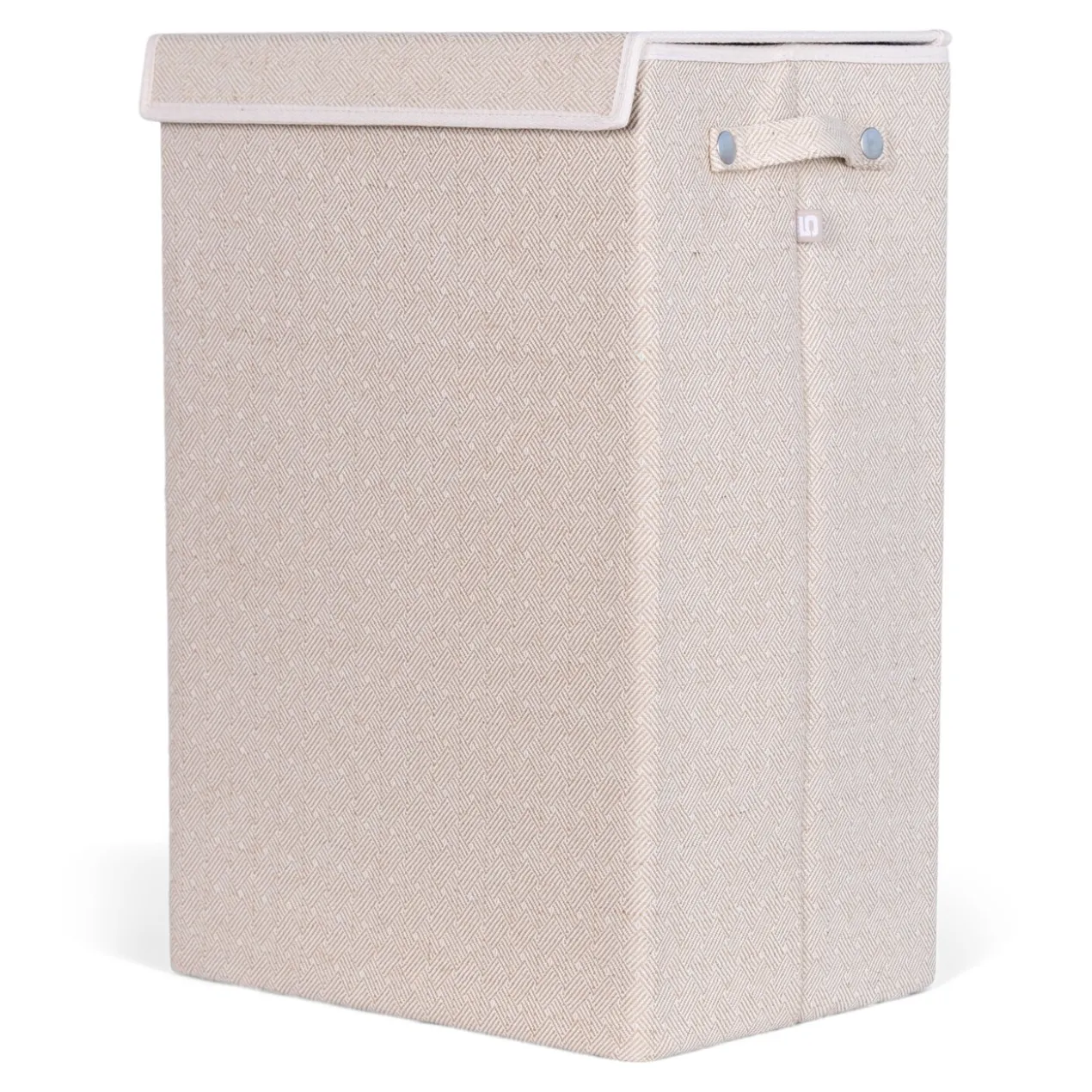 Wasmand rechthoek beige square 40x30 cm