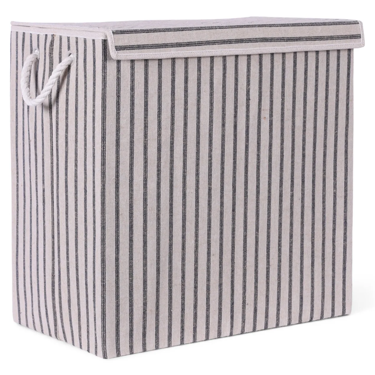 Wasmand rechthoek XL stripe black