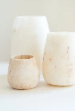 Waxinelichthouder Alabaster Ø15 cm
