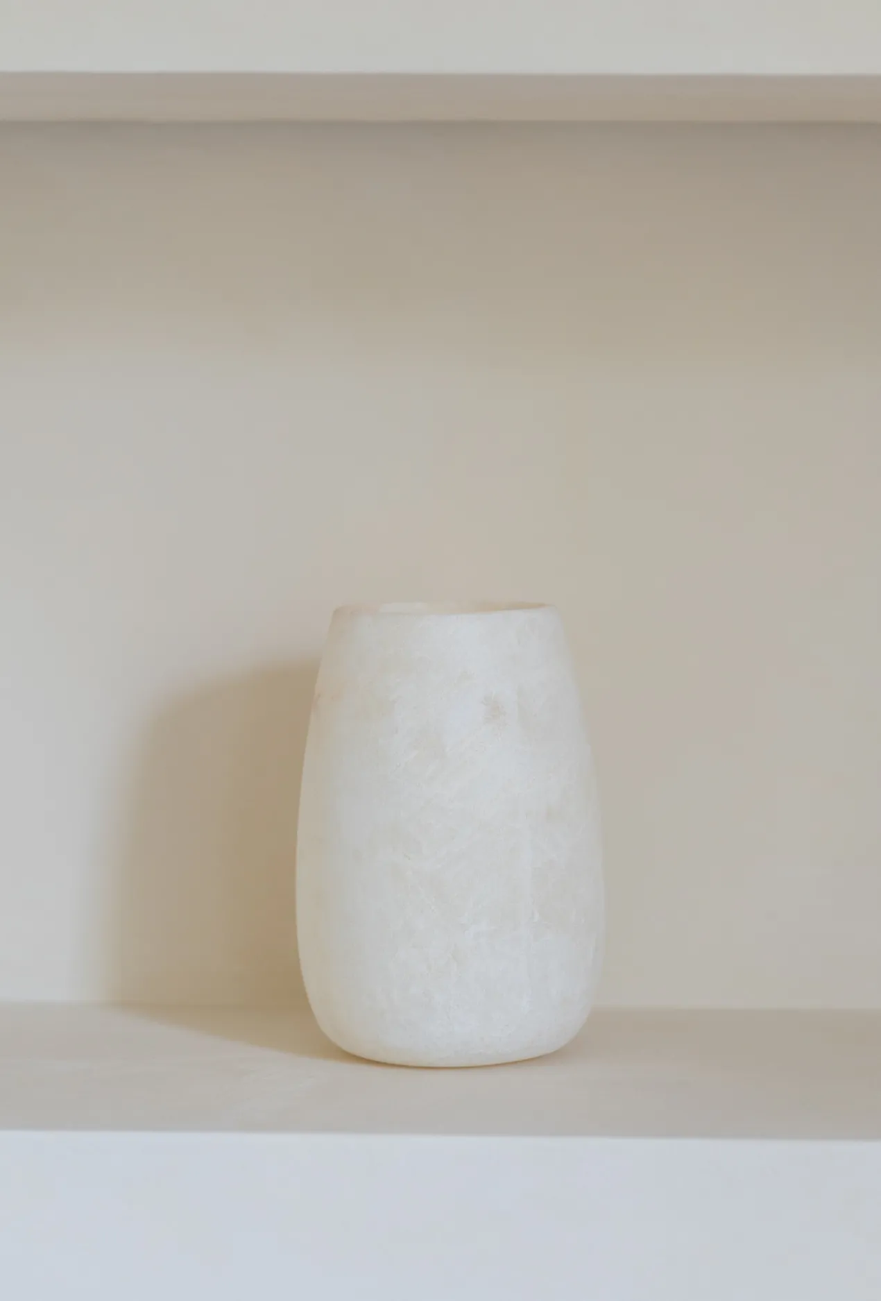 Waxinelichthouder Alabaster Ø20 cm