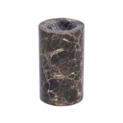 Waxinelichthouder cilinder Dark Emperador L 6x10cm