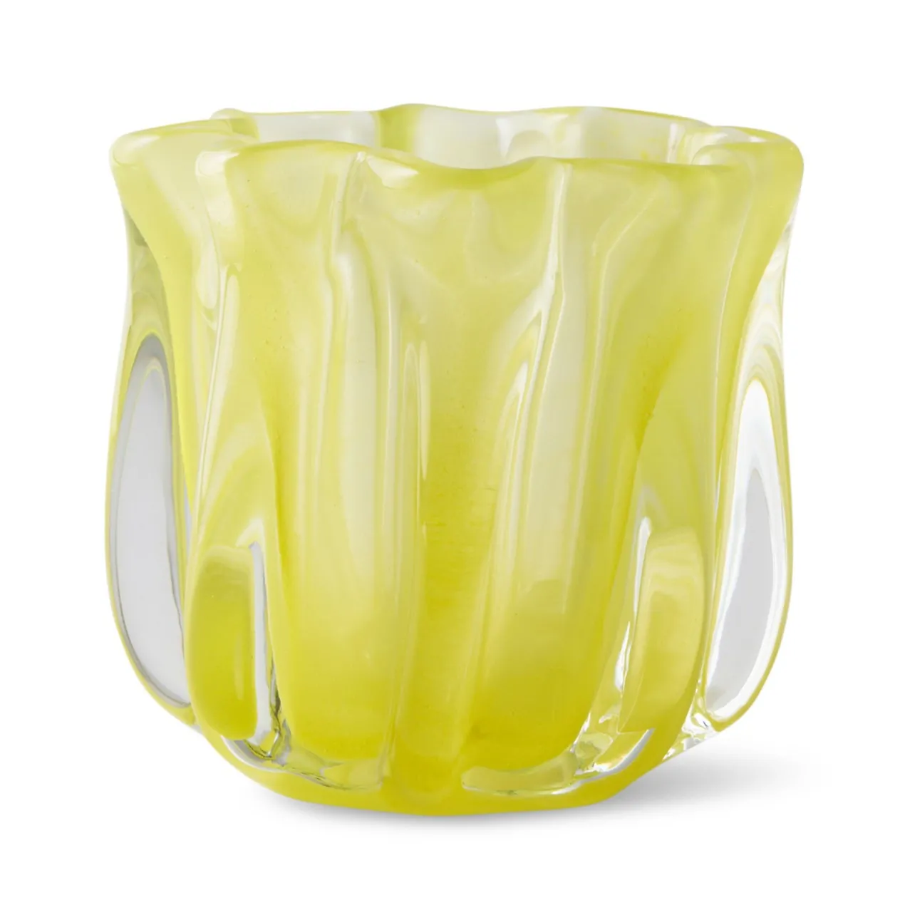 Waxinelichthouder Coralla lime
