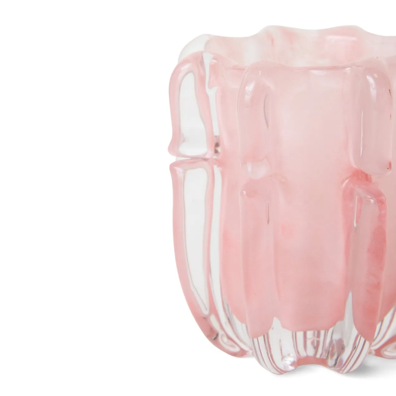 Waxinelichthouder Coralla soft pink