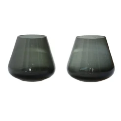 Waxinelichthouder Tasman XS grey Ø13,5 - set van 2