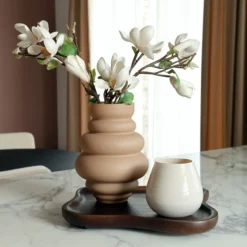 Waxinelichthouder Tasman XS Ø12,5 cm ivory - set van 2