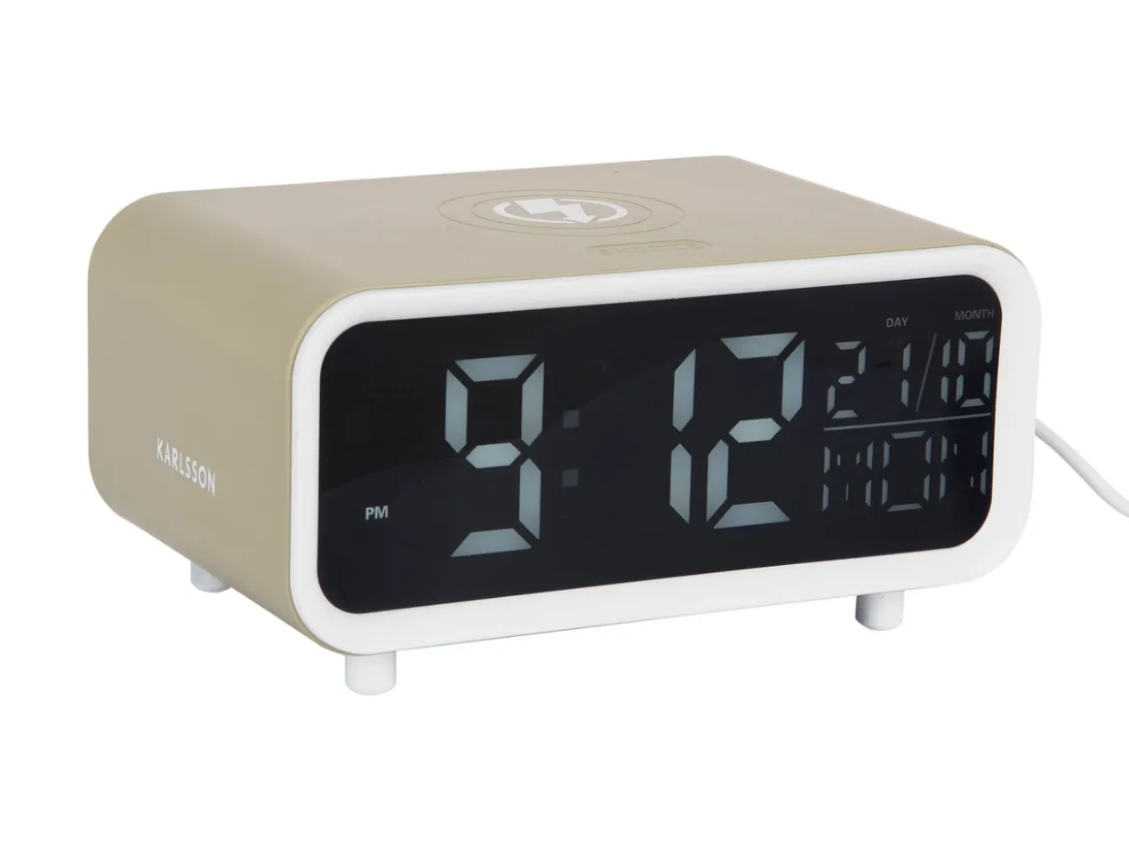 Wekker Chunky LED - Theegroen