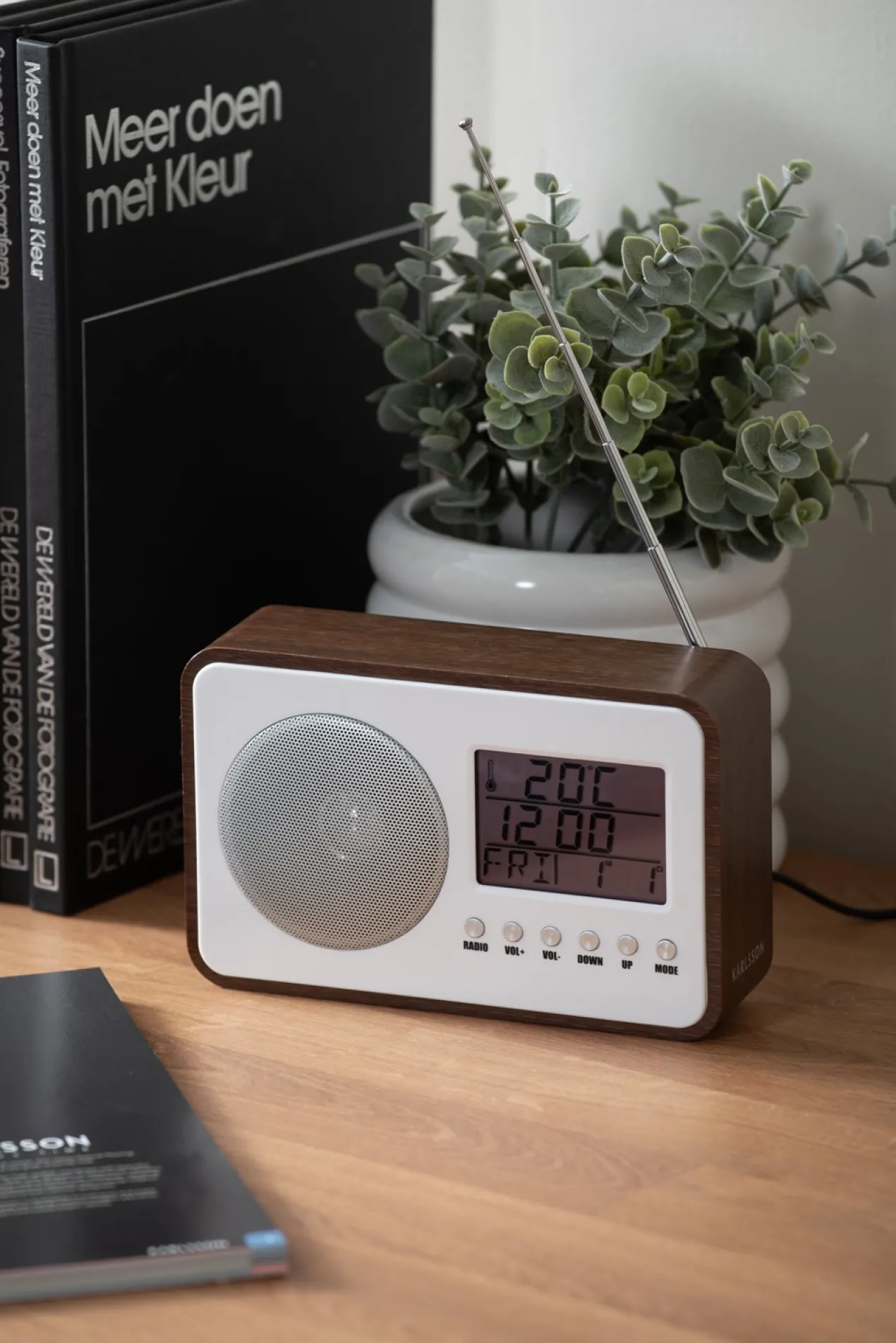 Wekker FM Radio - Zwart