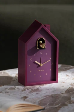 Wekker Modern Cuckoo Oro Donkerpaars