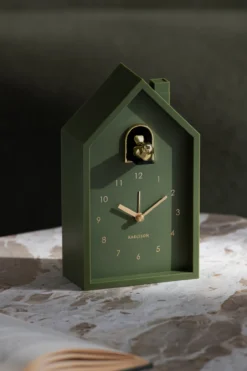Wekker Modern Cuckoo Oro Luxegroen