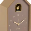 Wekker Modern Cuckoo Oro Mokkabruin