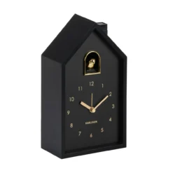 Wekker Modern Cuckoo Oro Zwart