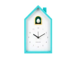Wekker Modern Cuckoo - Turquoise blauw
