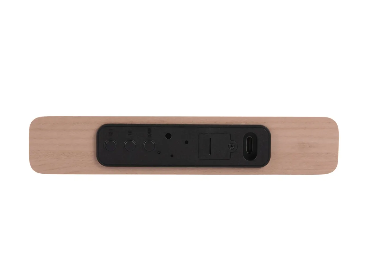 Wekker Retro Flat LED - Heldergeel