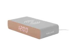 Wekker Retro Flat LED - Muisgrijs