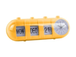 Wekker Retro Tube - Heldergeel