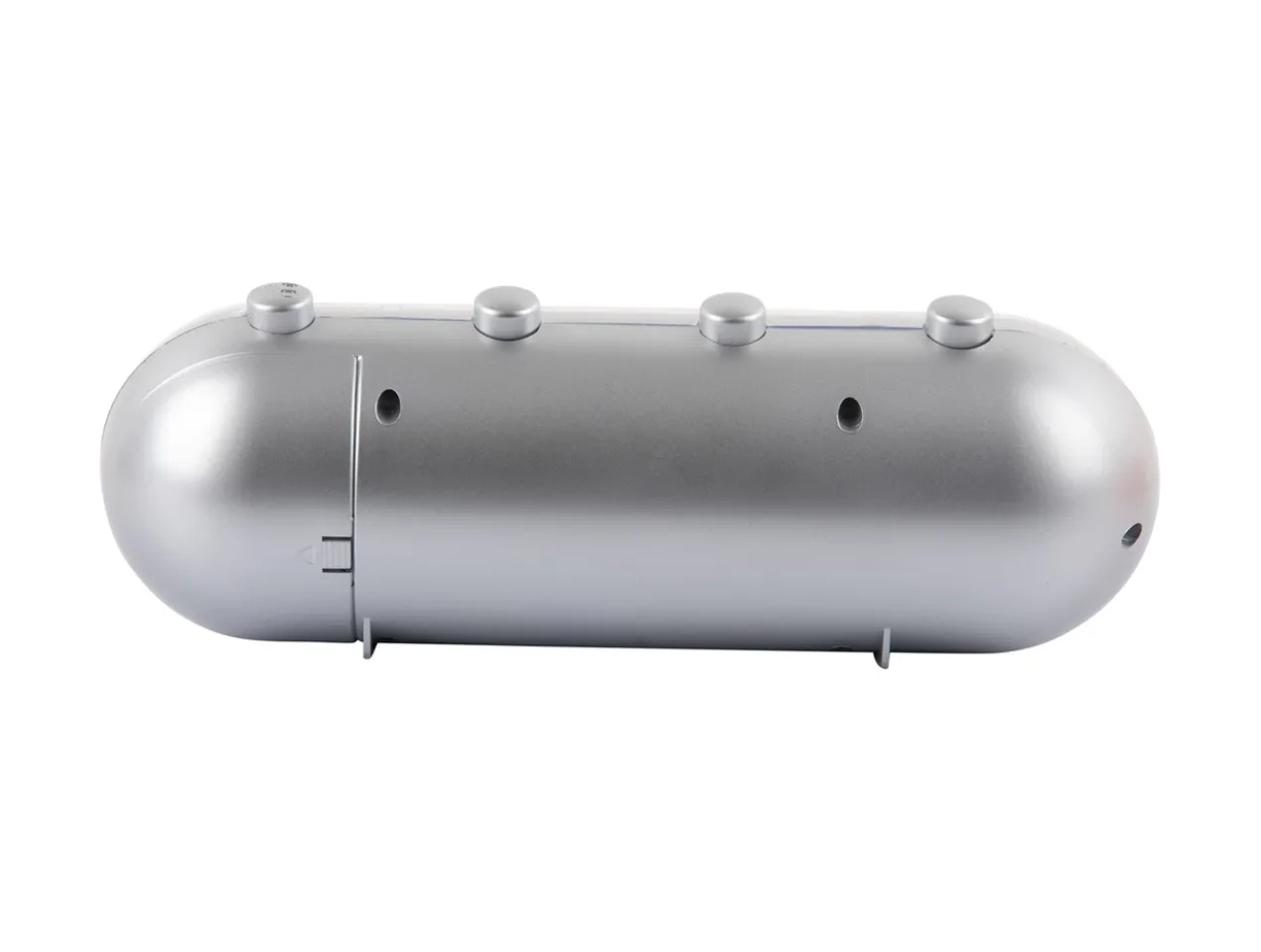 Wekker Retro Tube - Zilver