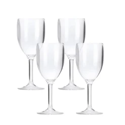 Wijnglas Clear Acryl - set van 4