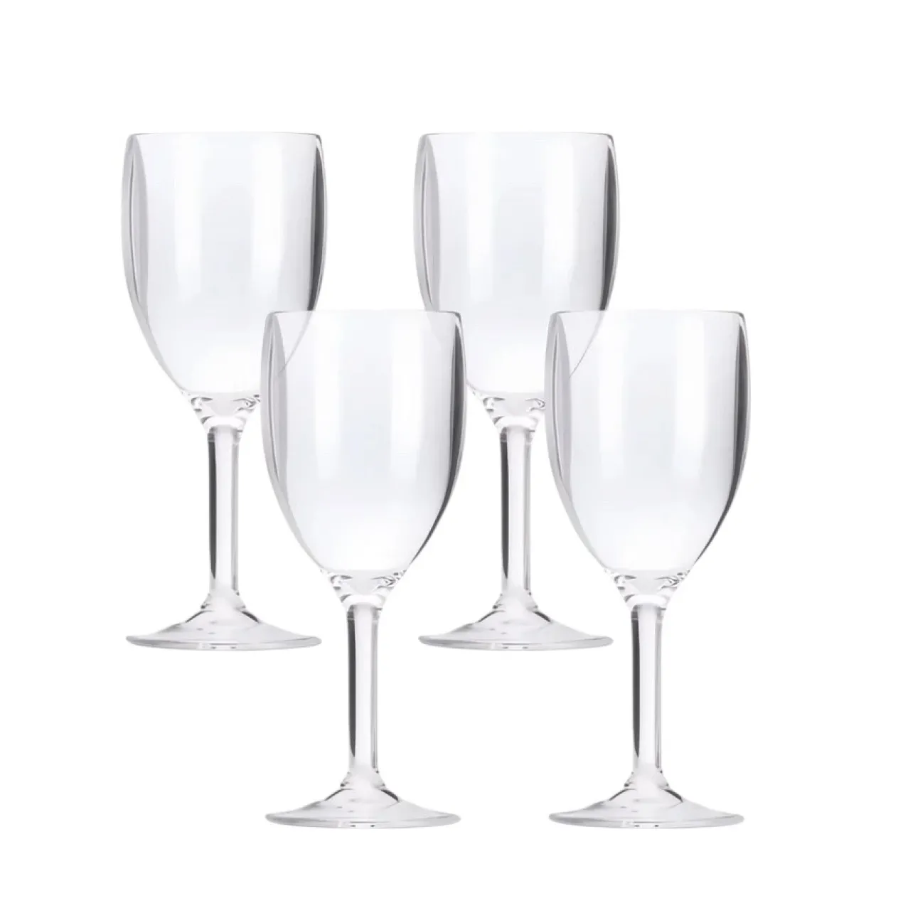 Wijnglas Clear Acryl - set van 4