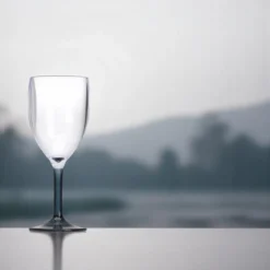 Wijnglas Goblet Smoke Acryl - set van 4
