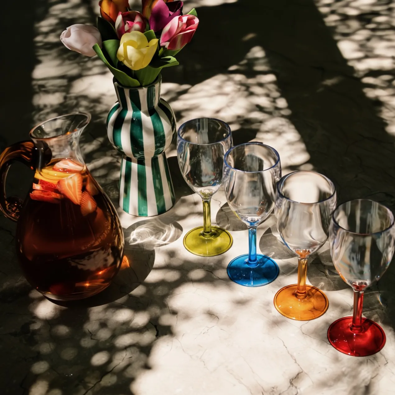 Wijnglas Party Goblet Acryl - set van 4