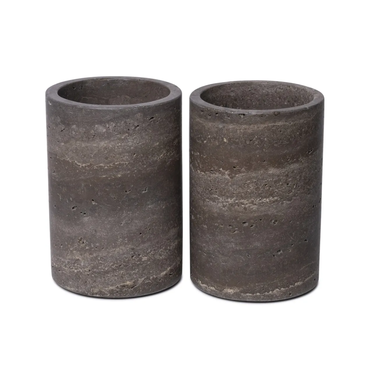 Wijnkoeler Titanium travertine