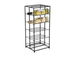 Wijnrek Dual Floor - Zwart