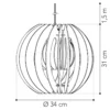 William Shakesphere - Black - Hanglamp