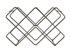 Wine rack Diamonds iron black